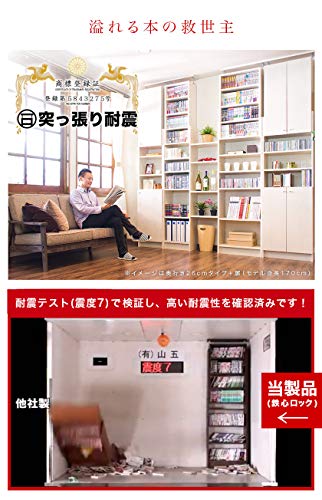 レビュー 震度7の地震にも耐える 耐震天井突っ張り本棚を買ってみた ゆきつもどりつ