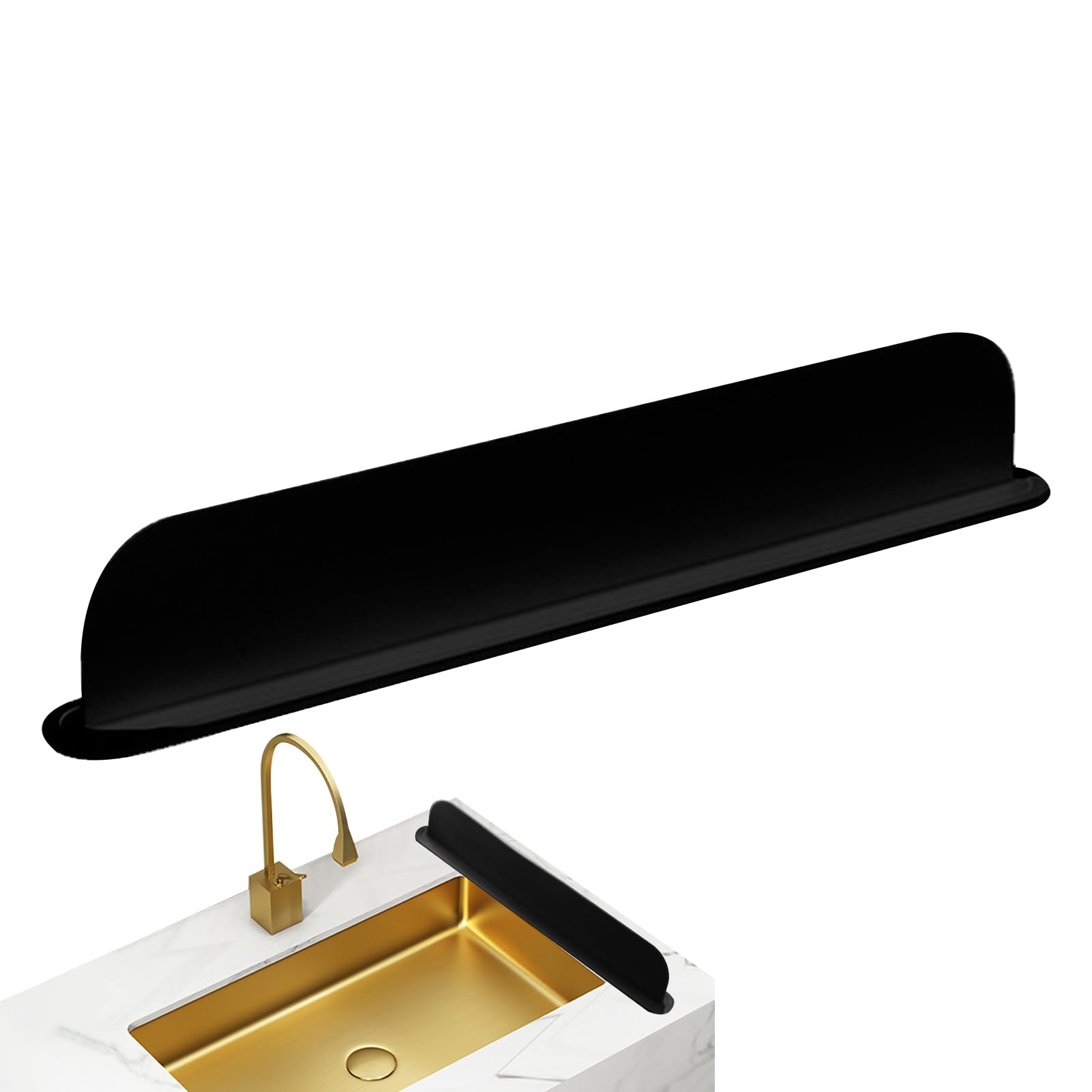 Protector de salpicaduras para fregadero y exteriores en silicona flexible