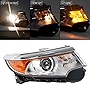 ECOTRIC New Front Headlamp Passenger Right Side Headlight Assembly Compatible with 2011-2014 Ford Edge Replacement for BT4Z-13008-B