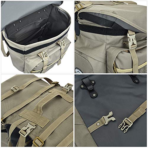 image for Lixada Bike Panniers Bag Waterproof Rear Seat Bicycle Bag Trunk Bags S