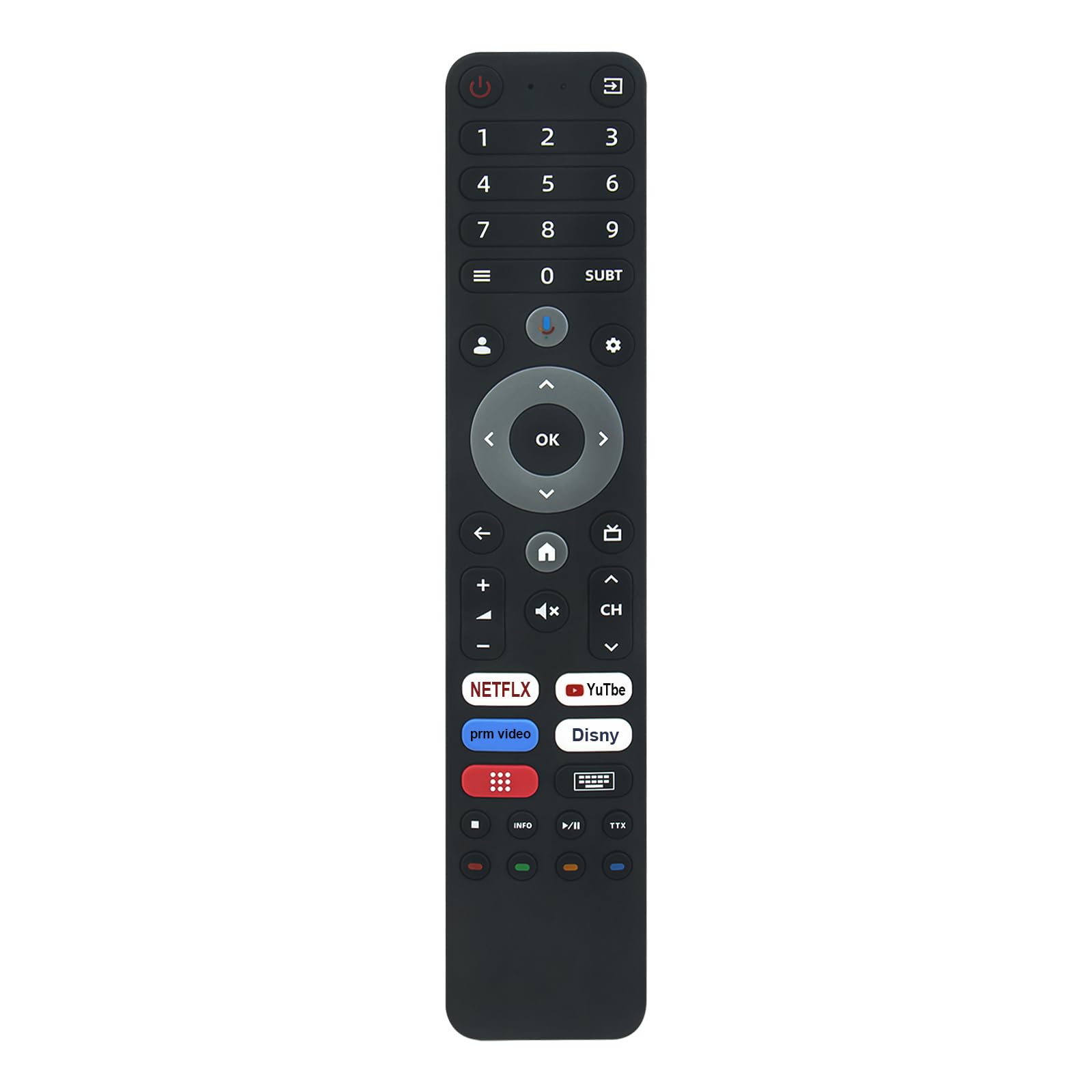 VINABTY Ersatz-Fernbedienung Für DYON IGoo-TV 50U, 32H, 43F, 40F – Kompatibel Mit Mehreren Modellen