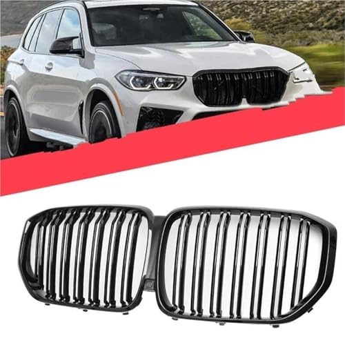 Grille de phare antibrouillard pour calandre de course look urbain et routier - 2