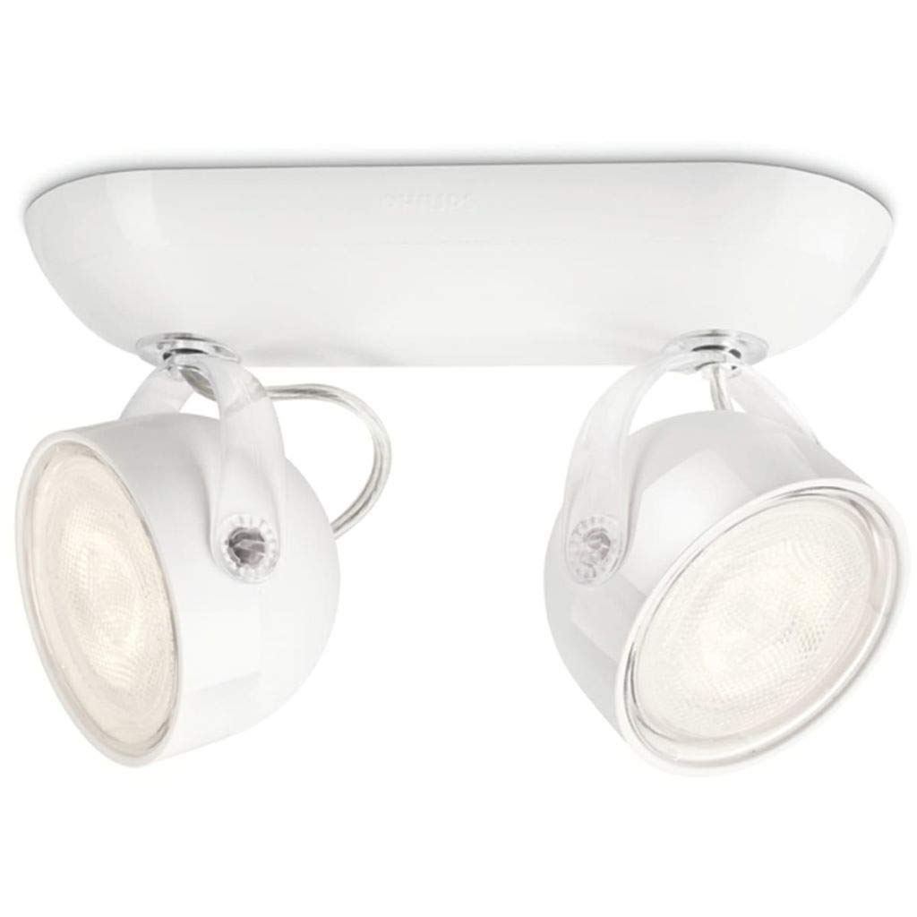 Philips Dyna Lampada con 2 Faretti, LED, Bianco