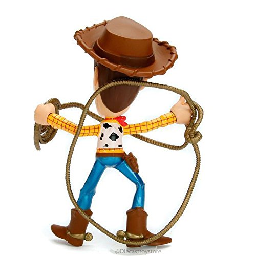 Metals 98346 Disney Pixar Toy Story Woody With Lasso Die Cast Collectible Toy Figure, 4", Yellow #TOP2