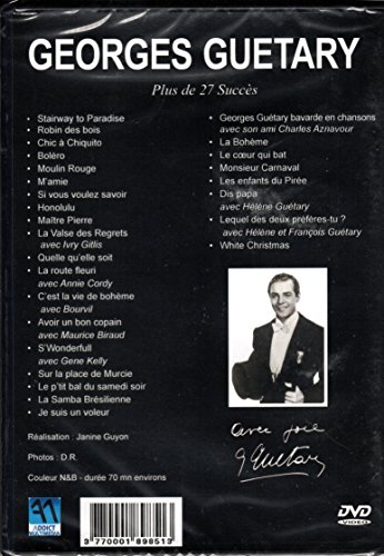 Georges GUETARY (dvd) Plus de 27 Succès
