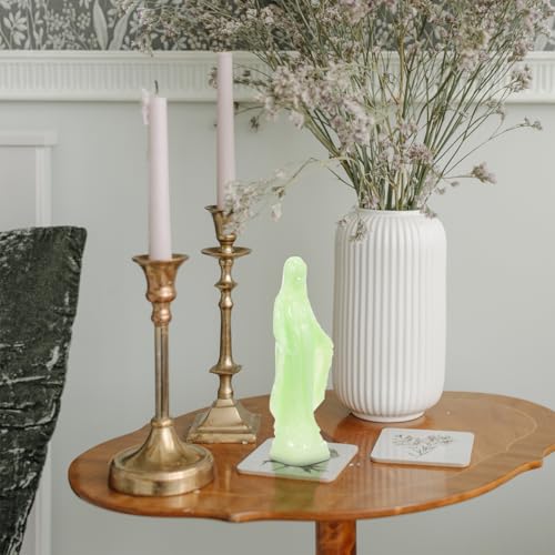 Estatua Virgen Católica 7 Pulgadas con Luz miniatura 6