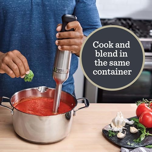 Vitamix 5-Speed Immersion Blender, 625-Watt Motor, Stainless Steel/Black | Professional-Grade Hand Blender, 5-Speed Control, One-handed Operation, Stainless Blades, 5-Foot Cord, Blend in Any Container - image 7