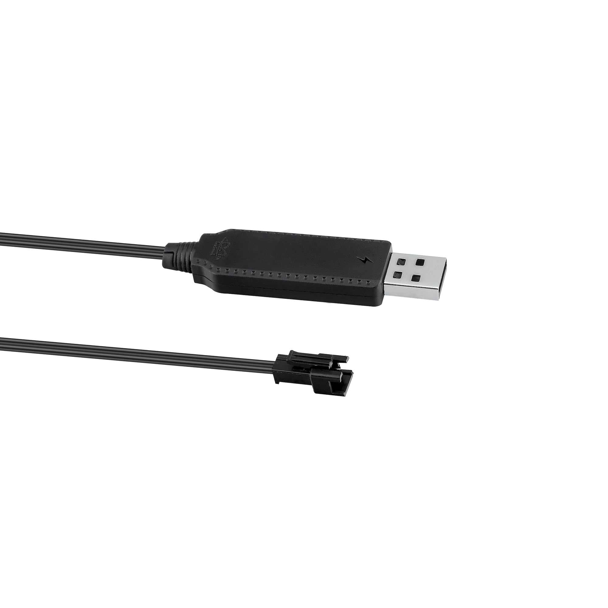 Dmoizka Battery Charger for Bubble Gun, 3.7V SM-2P Cable USB Charger Compatible with Bubble Gun Rocket, Bazooka Bubble Gun, Splatrball Gun,Mini RC