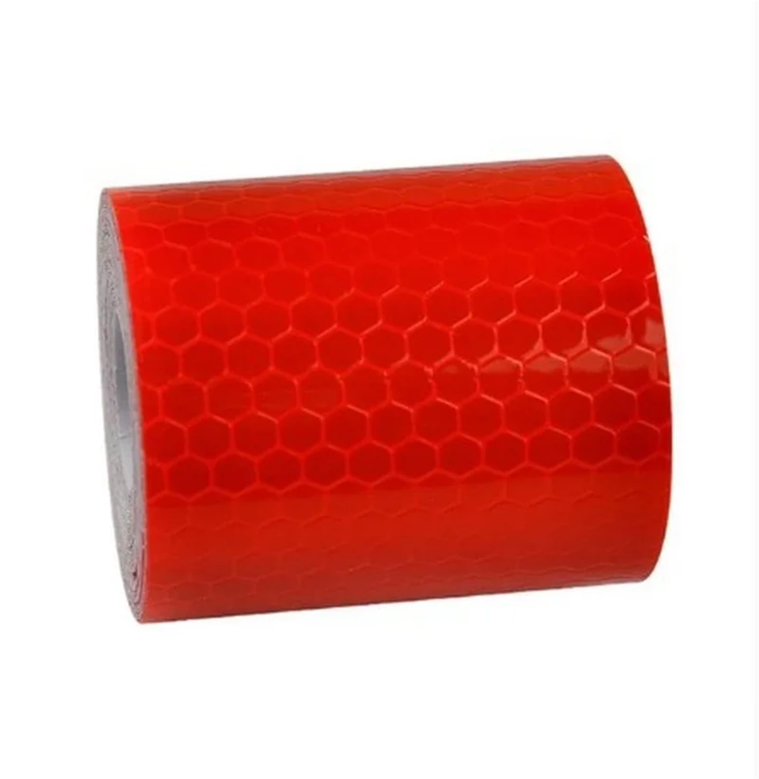 Yuzguhey Red Reflective Tape, Self Adhesive Fluorescent Reflector Warning Tape, Pack Of 3 Multicolor 5Cm X 100Cm(Red)