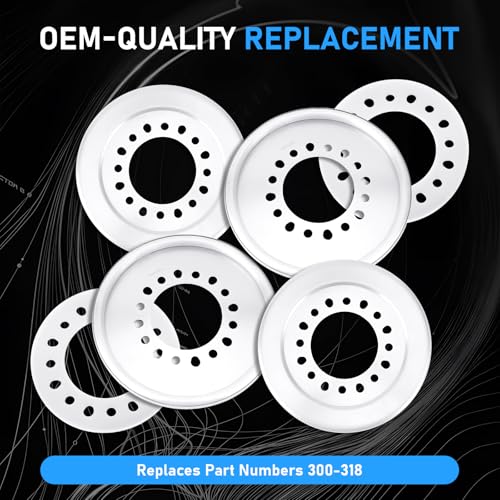 Image of Wheel Balancers 300-318 Compatible With Ford /Dodge /Centramatic Wheel /8 Bolt Wheels 3 /4 Ton And 1-Ton Single Rear Wheel, 4 Balancers Included