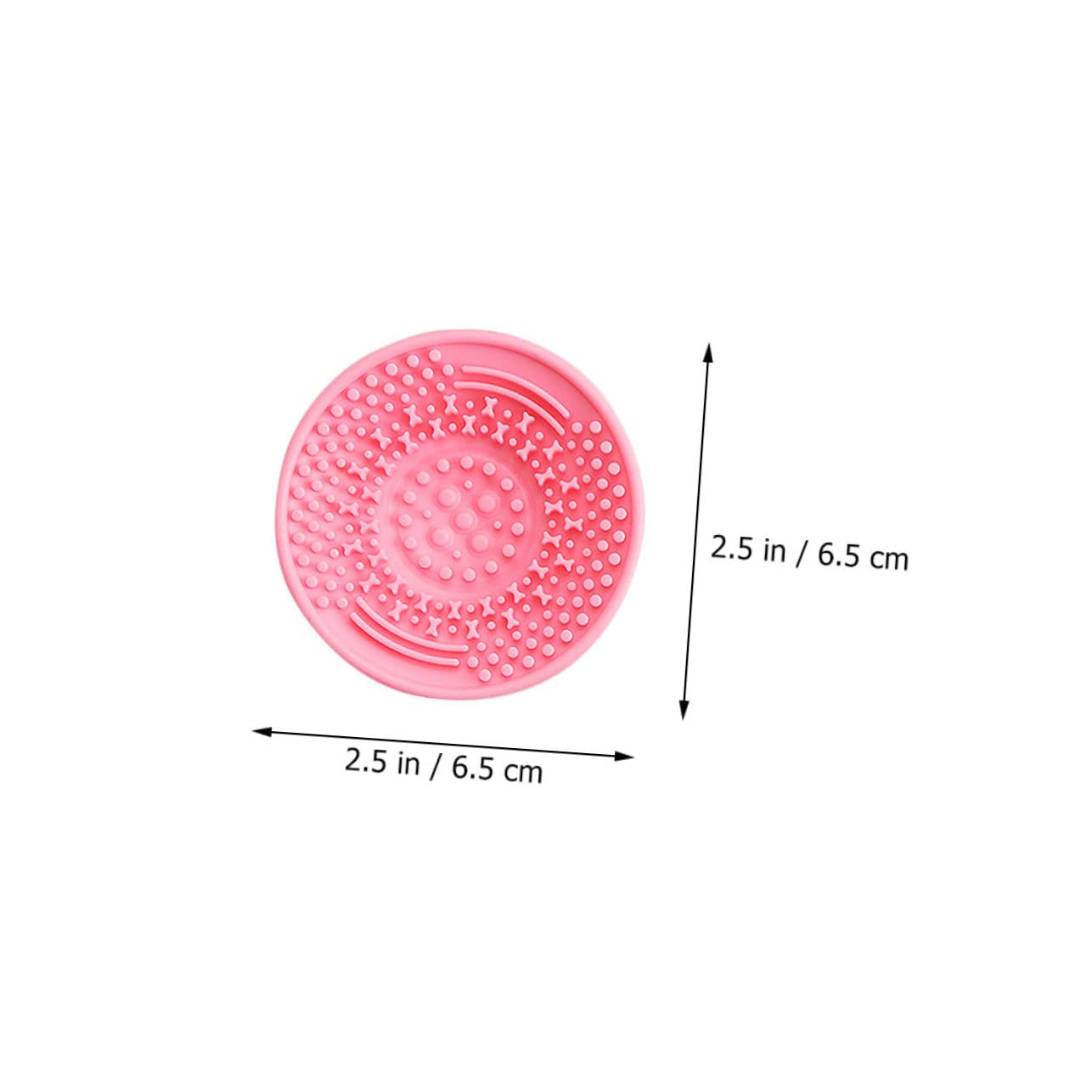 MAGICLULU 4 Set Di Pennelli Per Il Trucco Ergonomici Pulisci Pennelli in Silicone Tappetino Per Pennelli Cosmetici Design Salvaspazio 6 Pezzi * 4