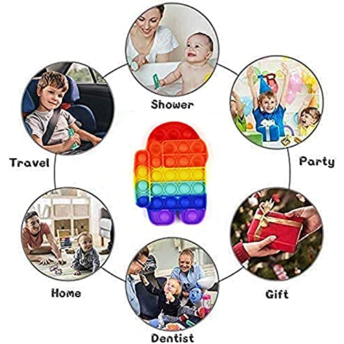 VINMEN Fidget Toys Pack, Sensory Fidget Toy Set, Cheap Fidget Pack Toys Relieves Stress Anxiety for Kids Adults Fidget Toy Kill Time (Fidget-G)