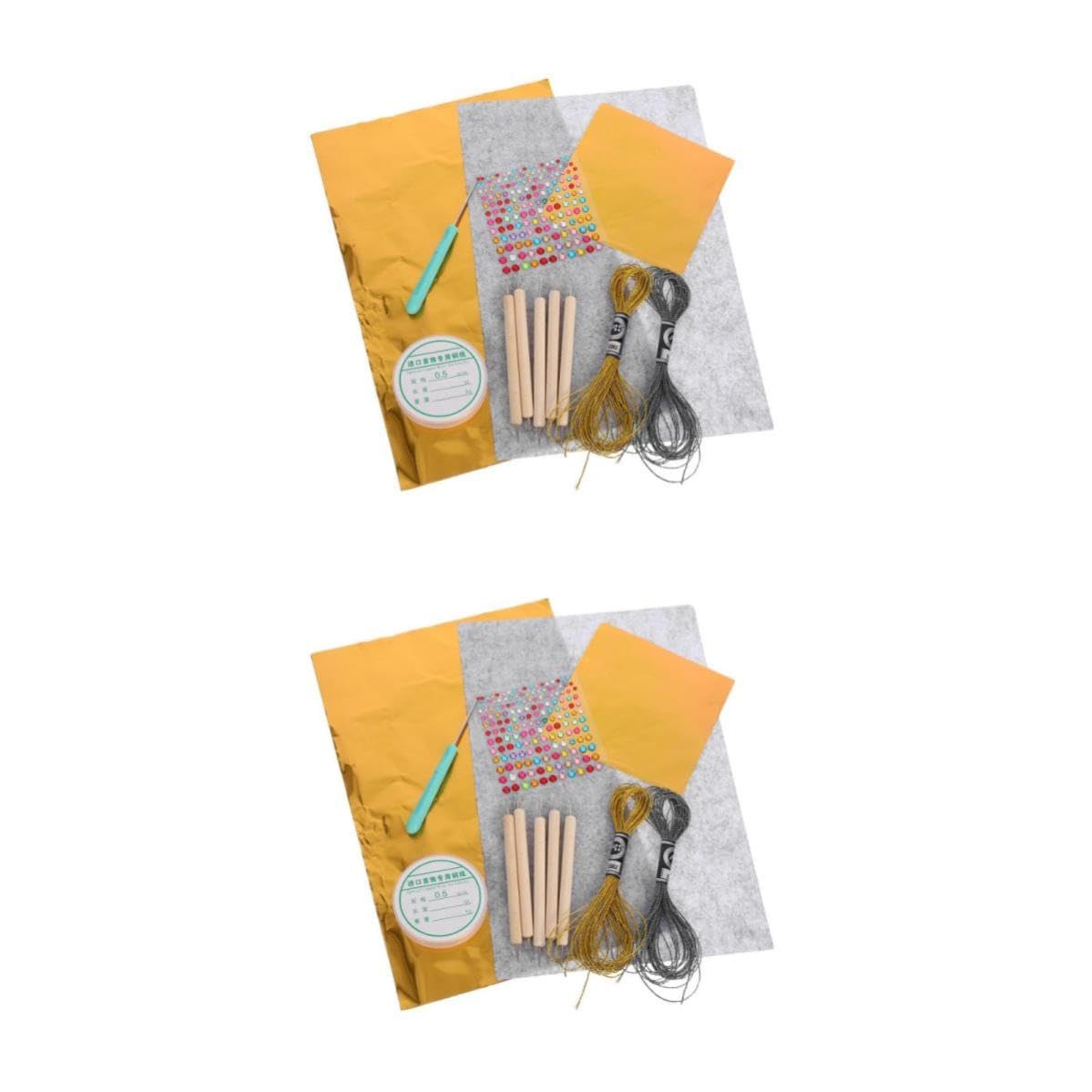 FRCOLOR 2 Sets Goldfolienpapier für Bastelarbeiten und