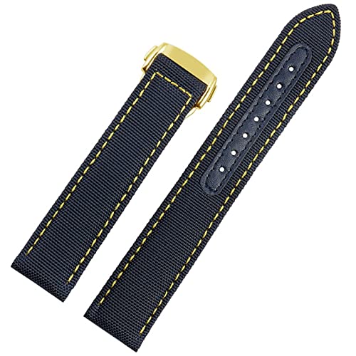 Bracelet montre nylon tissé anti irritation pour Omega 150