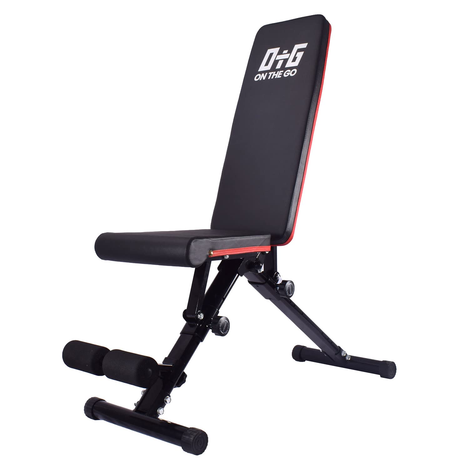 OtG ON THE GO Adjustable Weight Strength Training Foldable Incline Decline Bench Press Exercise Bench for Home Gym (B0BPSD18ZM) Amazon Price History, Amazon Price Tracker