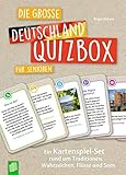 Die große Deutschland-Quizbox für Senioren: EIN Kartenspiel-Set rund um Traditionen, Wahrzeichen, Flüsse und Seen