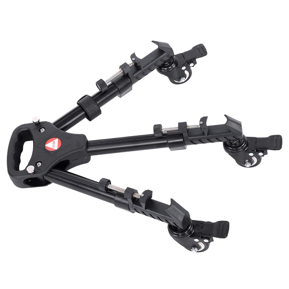 VX-600 Heavy Duty Stativ Dolly Verstellbare Beinhalterungen Kompatibel mit DSLR-Kamera Camcorder