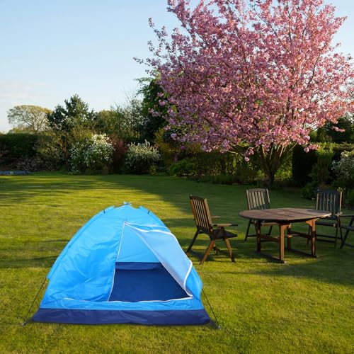 Carpa camping ligera para una persona color azul miniatura 5