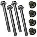 Caltric 4x Control A-Arm Screw Bolt with Nut compatible with Polaris 7518560 7519043 7547333