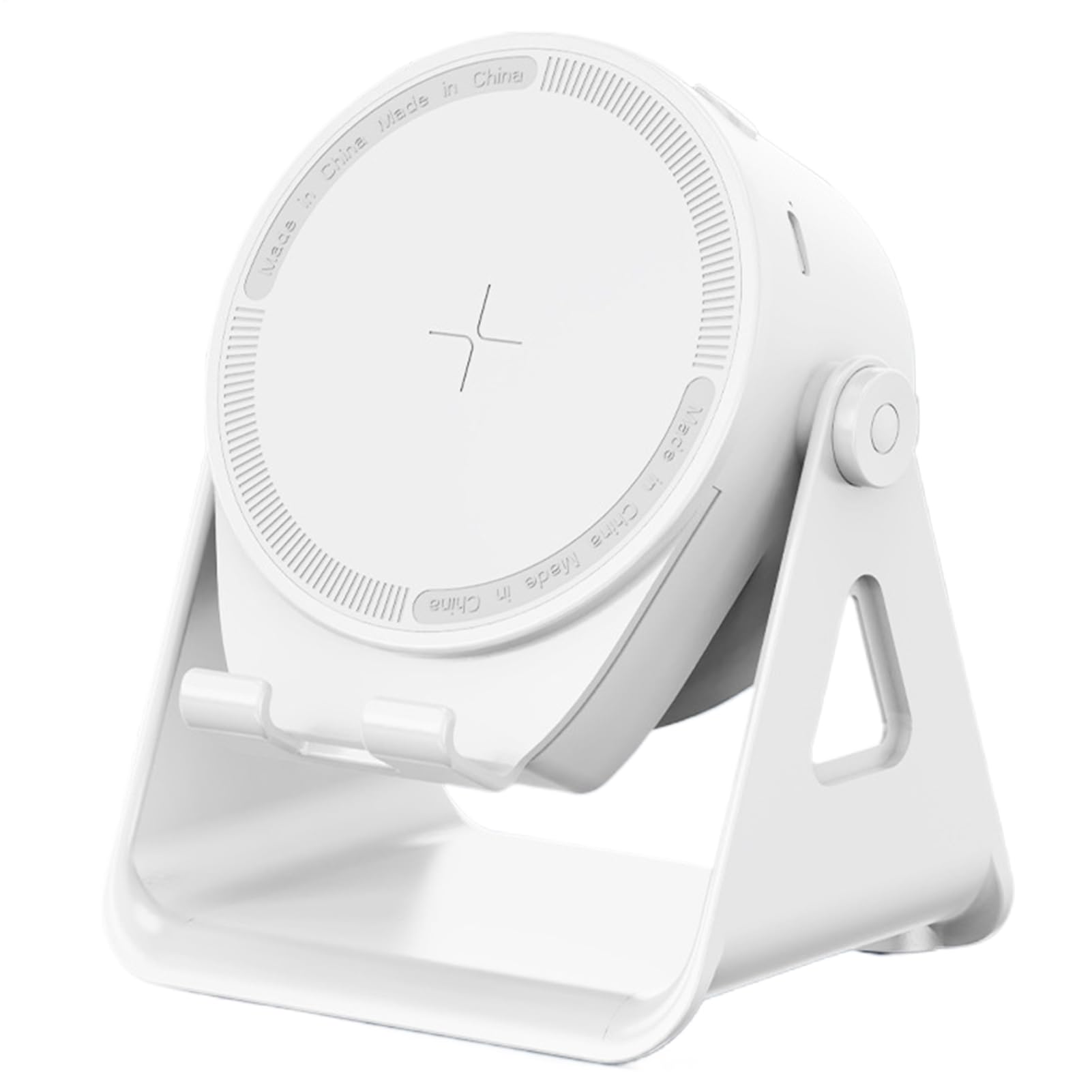 Induction Bracket Speaker Light, Intelligent Sensing Audio Dock, 360° Rotating Holder Design, Wireless Amplification Stand, For Travel Outdoor Desk Shower Car Use, 4.21x3.46x5.08 Inches