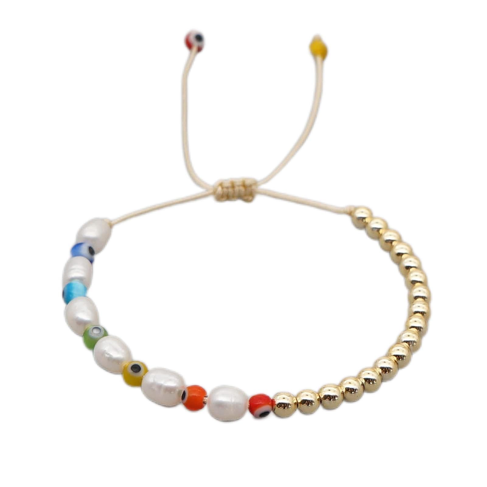 LLXYWJ Braccialetti per Donna Perla Spiaggia Estiva placcata per Donna Gioielli Bohémien Perline bracciali Regalo di San ly20072402a Cina