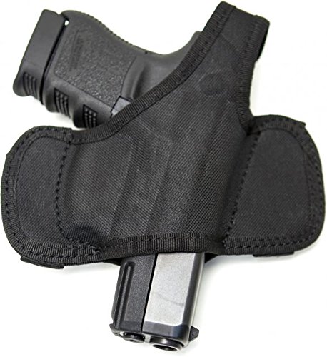 Cebeci 10079LB60 Left-Hand Nylon Half Pancake CLS 10079 Holster Gun Belt, Black