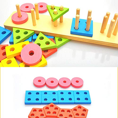 Jiada-Geometric-Shape-Matching-5-Column-Blocks-Montessori-Educational-and-Learning-Toys