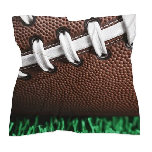 18" Square Head Scarf American Football Laces Lightweight Silk Scarf for Women Boho Neckerchief Soft Satin Bandanas Fashion Neck Scarves Silk Headwear for Bag Hair Scarves Gift3