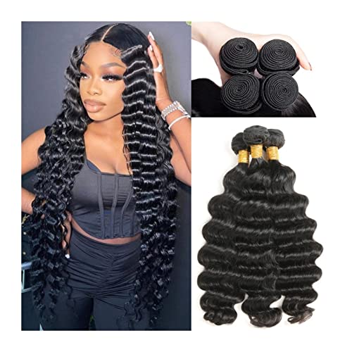 Human Hair Bundles brazylijskie włosy, luźne głębokie wiązki nieprzetworzonych ludzkich włosów, wiązka 1/3 pasm głębokich kręconych ludzkich włosów, brazylijskie włosy Remy
