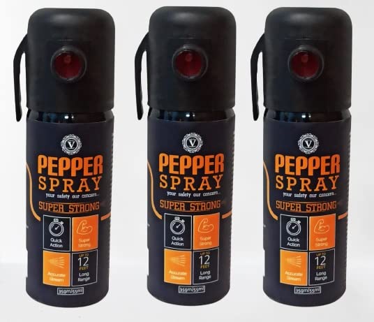 Viewers Pepper Spray 55 ml Protection and Self Defence for Women, Men and Girls Combo Pack Pepper Stream Spray (165Ml) (B0B754825J) Amazon Price History, Amazon Price Tracker