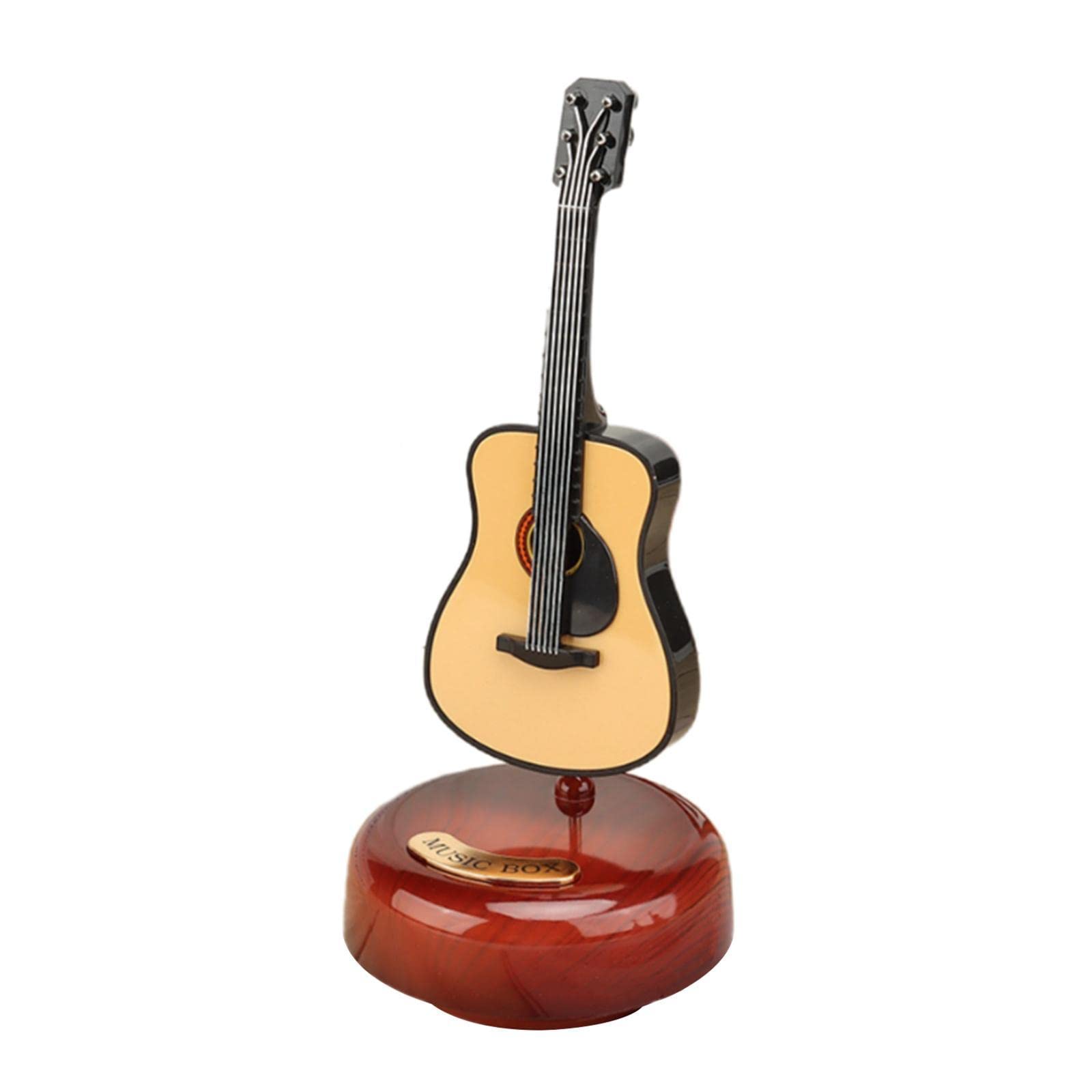 Rotating Classical Music Boxes Birthday Gift New Year Gift Guitar-image-25