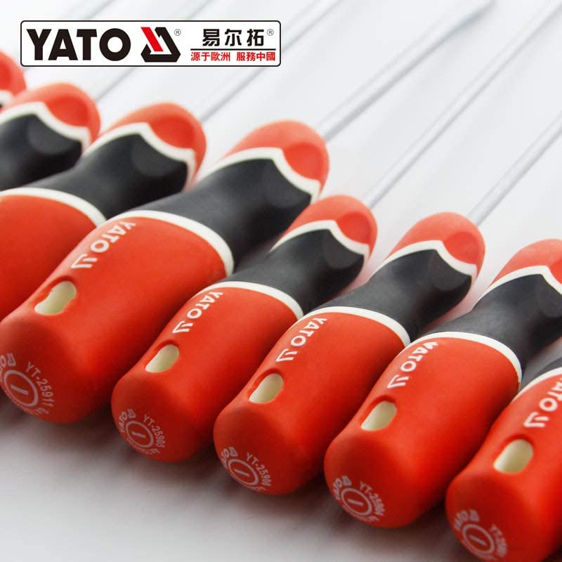 Yato YT-25896 Slotted Screwdriver Size: 6X300mm|Screw driver for