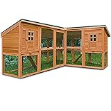 kaninchenstall kaufen gebraucht EINSATZBEREICH: Als Kaninchenstall oder Hühnerstall bietet er einen großzügigen Freilauf und 2 Wohnhäuser.