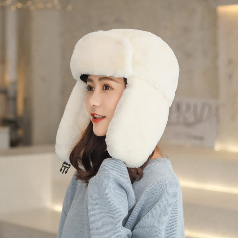 ANEWISH Unisexe Hiver Chapka Ear Flap Trappeur Bomber Casquettes Bonnets Chapeaux Garder Chaud Patinage Ski Pêche Autres Activités en Plein Air