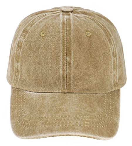 Image of Glamorstar Classic Unisex Baseball Cap Adjustable Washed Dyed Cotton Ball Hat