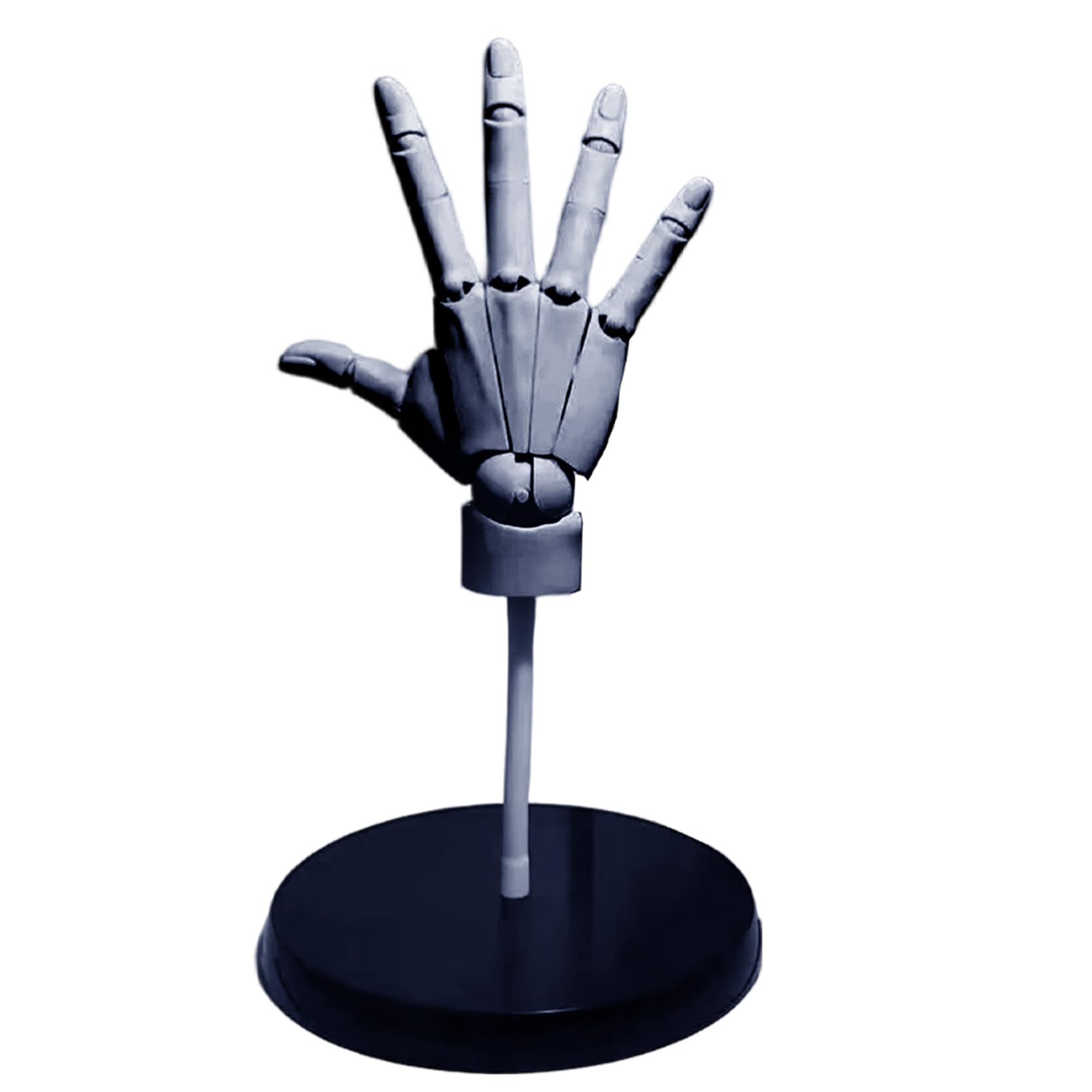 2 pièces modèle de main articulé 1:1 pour dessiner des mains de mannequin articulées mobiles avec base pour dessiner, peindre, esquisser 14, 2 pouces (droite + gauche) pour un usage quotidien