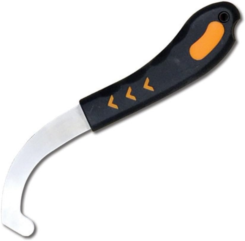 Fury Mustang Parriso III Knife with Ambidex Hoof Pick and Bot Blade with EZ-Grip Handle, 8-Inch