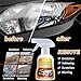 POLIXEL Headlight Restoration Kit - Headlamp Cleaner Spray Instant Restores Oxidation, Yellowing & Cloudiness Renew Headlights Back to Like New UV Protectant for All Cars Lamps - 6.8oz/200ml