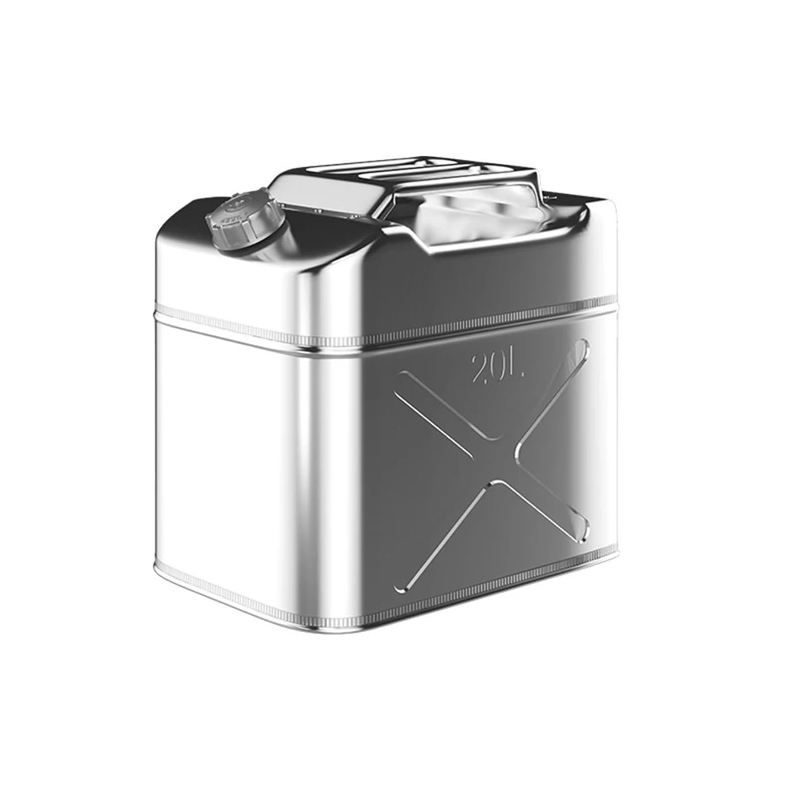 Benzinkanister 20-Liter-Benzinkanister (36,5 x 26 x 30 cm), tragbarer Kraftstofftank für Fahrzeuge, geeignet für Fahrzeuge der Ingenieursklasse (Doppelrang).