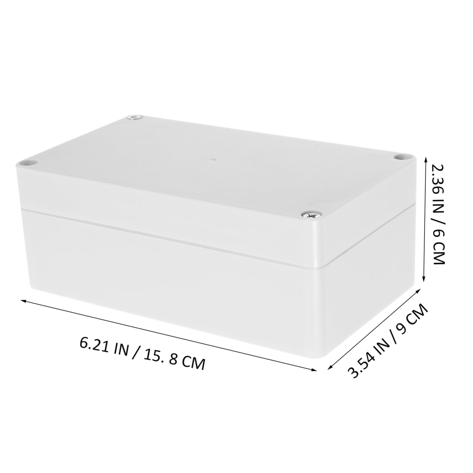 Gatuida Boîte De 4 Pièces Coffret électrique étanche coffret électrique extérieur boitier derivation electrique électriques câble boîte de distribution boîte de disjoncteur f2