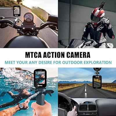 Action Camera 4k - Compact Portable Waterproof Sport Camera, Motorcycle Helmet Camera With Time Lapse, Suitable For Bike/Hat/Skiing/Surfing/Mountain//Snorkeling/Swimming/Fishing, with Helmet Mount