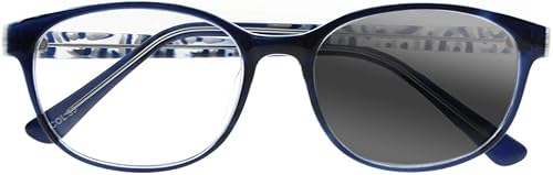 Miniatura 2 de Lentes de lectura ovalados multifocales para mujer, lentes de lectura fotocromáticos, anti rayos UV