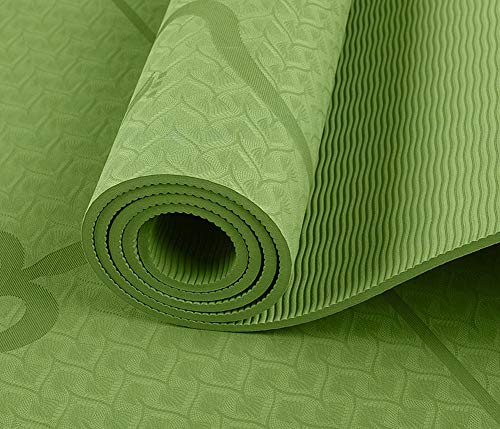 Grandcase Tapete Ioga para Exercício Fitness Tapete Treino Alta Densidade Antiderrapante para Ioga P