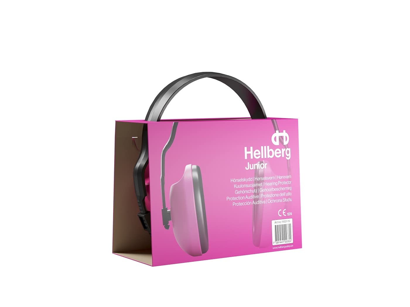 HELLBERG SAFETY Ochrona s?uchu dla dzieci i doros?ych, Rosa, jeden rozmiar