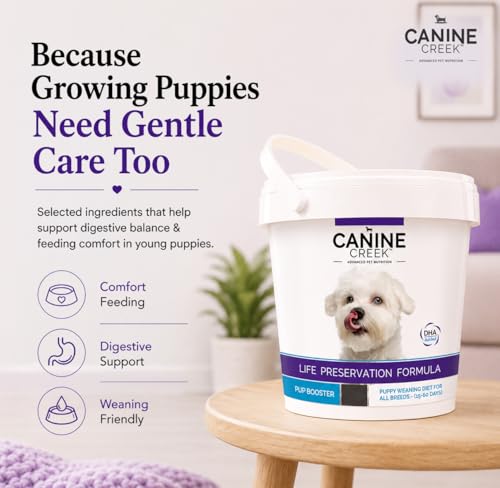 Image of Canine Creek Powder Pup Booster Puppy Weaning Diet for All Breeds, 300G