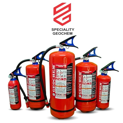 Image of ABC Multipurpose Dry Powder Fire Extinguisher - ISI Certified, Portable & Easy to Use - for Home, Office, Car, Shop, Kitchen - Fire Safety Equipment (1kg)