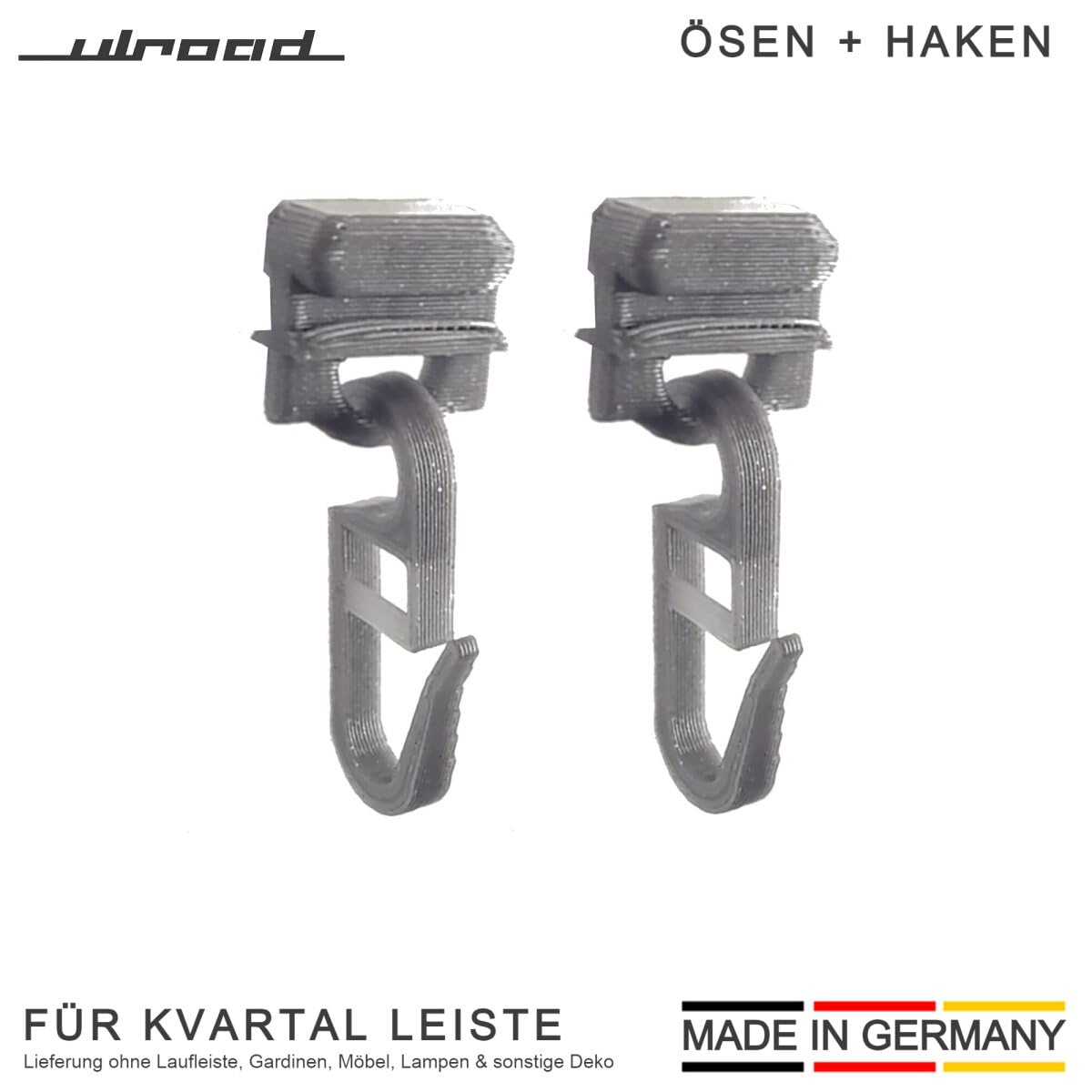 Rideau Rail 24 Sets Glisseurs Et Crochets Pour Rail IKEA KVARTAL - Compatible Ancien Système - Roulettes 5mm Pièce Rechange Rideau