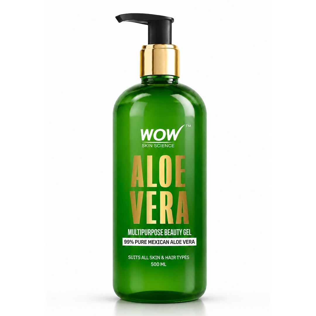 BUYWOW WOW Skin Science 99% Pure Aloe Vera Gel 500ml - Image 1