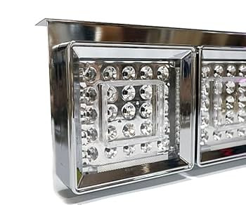 トラック用　3連テール Amazon | 12V/24V兼用・トラック用3連LEDクリアレンズ丸型
