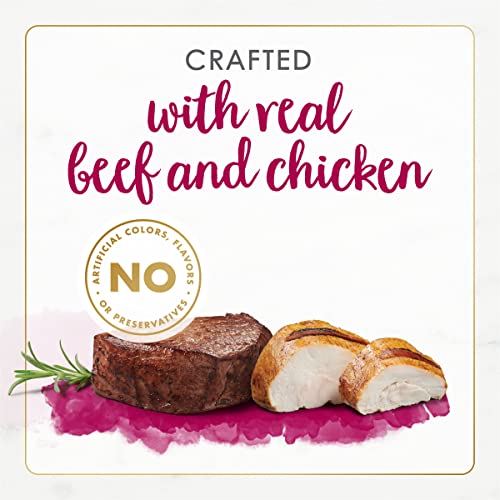 Image of Purina Fancy Feast Wet Cat Food Gourmet Naturals White Meat Chicken & Beef Recipe in Gravy - (Pack of 12) 3 oz. Cans